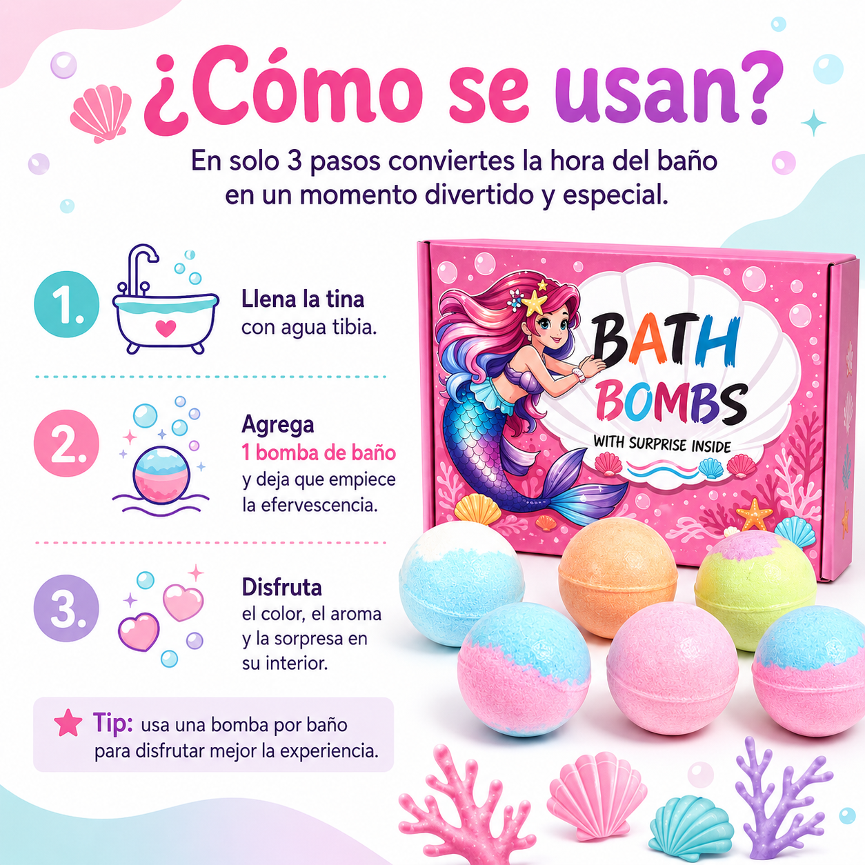 BubblyPop | Bombas de Baño con Sorpresa
