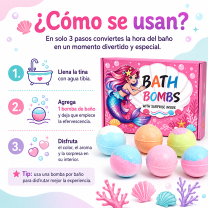 BubblyPop | Bombas de Baño con Sorpresa